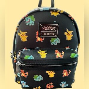 LOUNGEFLY POKEMON STARTERS MINI BACKPACK